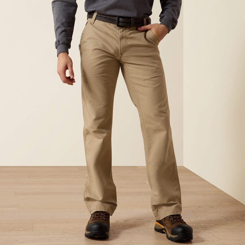 Ariat M4 FR Khaki Relaxed Workhorse Boot Cut Pants