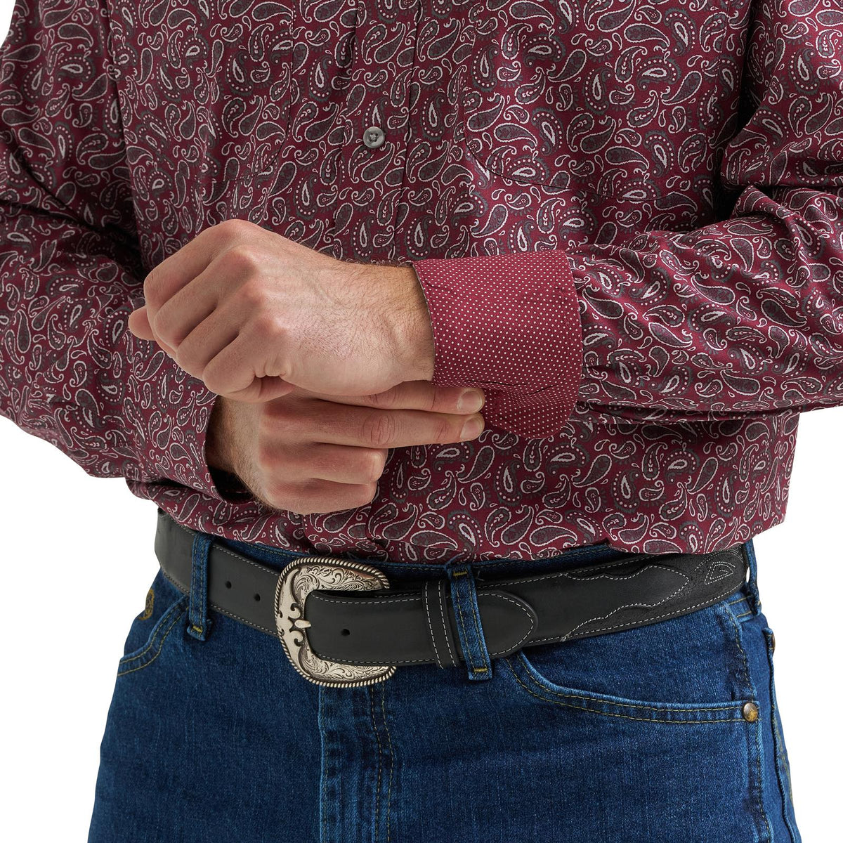 Wrangler® George Strait Collection Two Pocket Long Sleeve Shirt