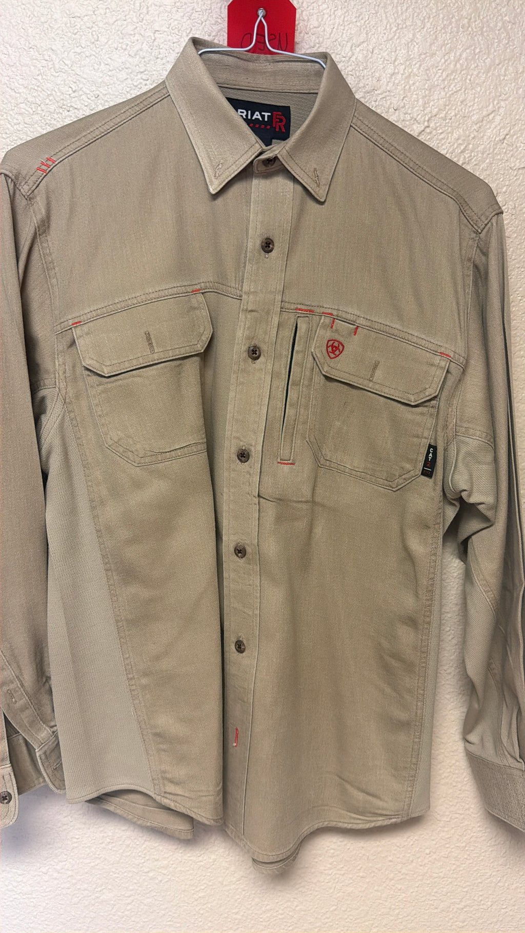 USED FR Solid Vent Work Shirt