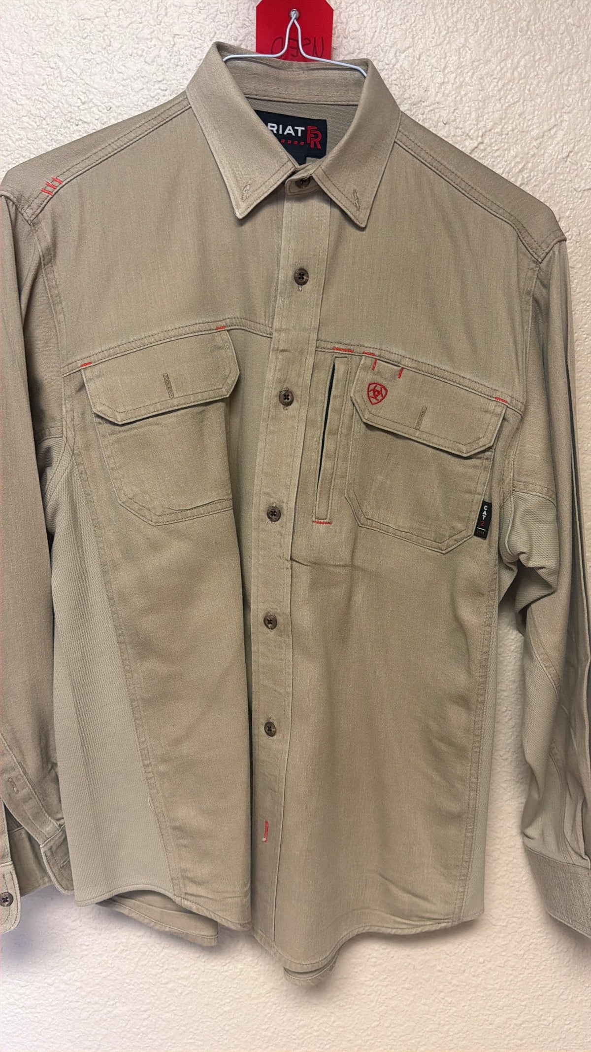 USED FR Solid Vent Work Shirt