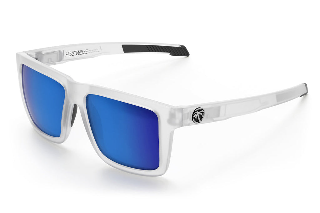 Heat Wave Performance XL Vise Sunglasses Vapor Frost Frame Coastal Lens Z87+
