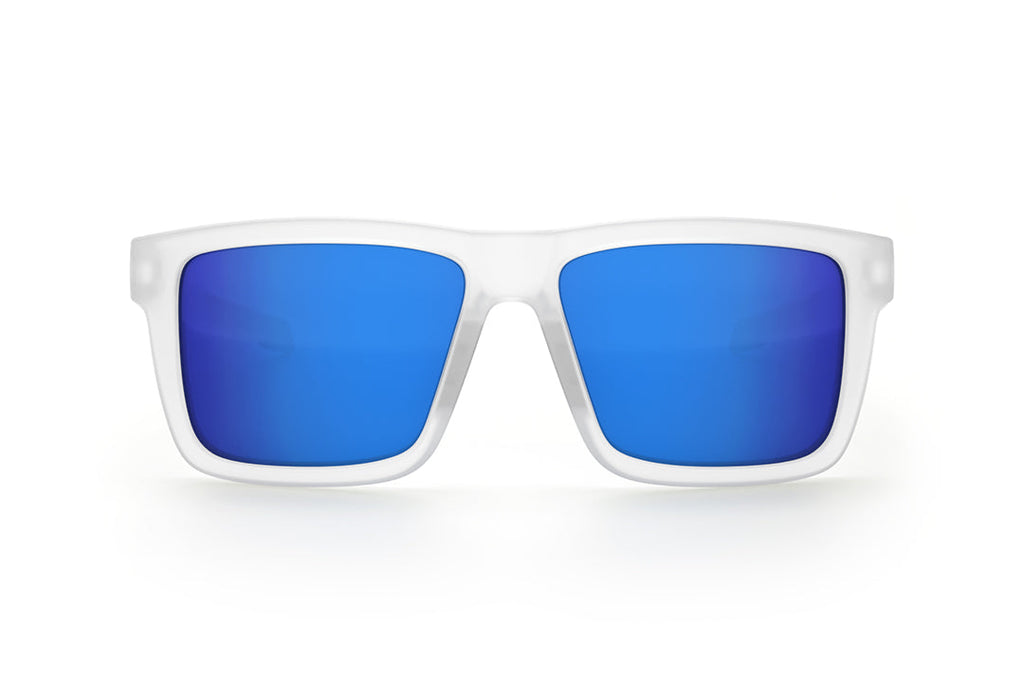 Heat Wave Performance XL Vise Sunglasses Vapor Frost Frame Coastal Lens Z87+