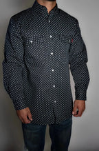 Static FR Pearl Snap Work Shirt - Reaper Black